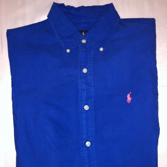Polo By Ralph Lauren Blue Button Down - Picture 3 of 6